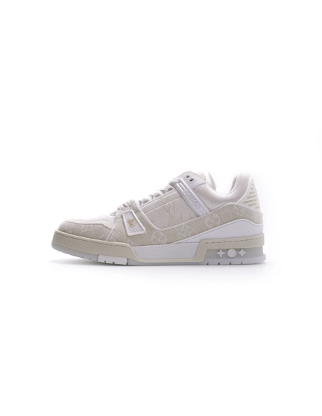 Louis Vuitton Trainer White Denim MS0241