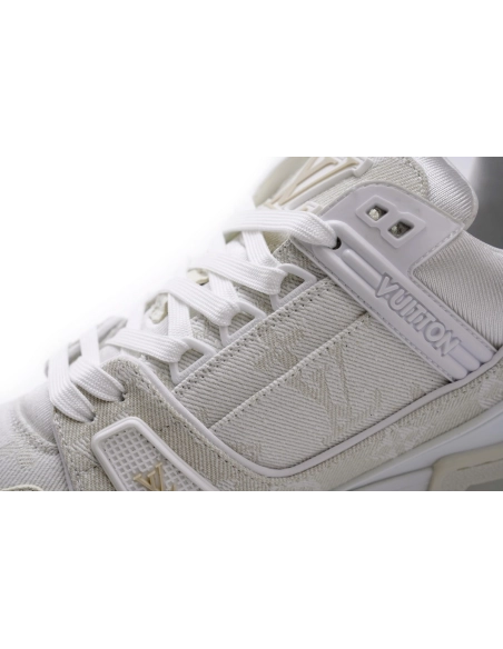 Louis Vuitton Trainer White Denim MS0241