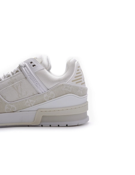 Louis Vuitton Trainer White Denim MS0241