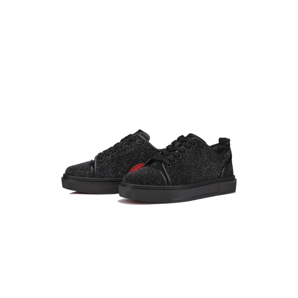 Christian Louboutin Adolon Junior Panelled Leather Low-top Trainers 3220991BK01