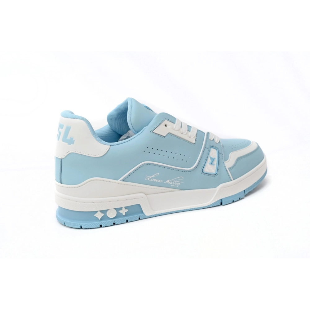 Louis Vuitton Trainer 54 Light Blue White 1AAHSJ