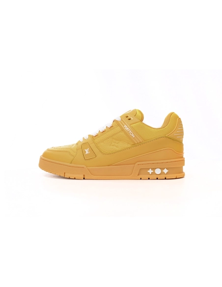 Louis Vuitton Trainer Yellow Embossed Monogram 1AARG0