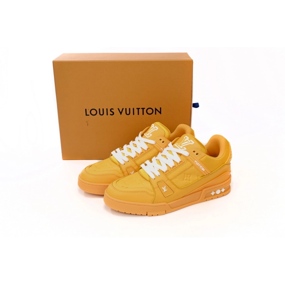 Louis Vuitton Trainer Yellow Embossed Monogram 1AARG0