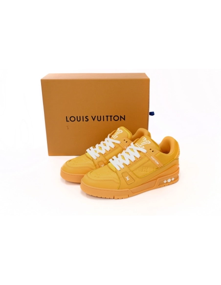 Louis Vuitton Trainer Yellow Embossed Monogram 1AARG0