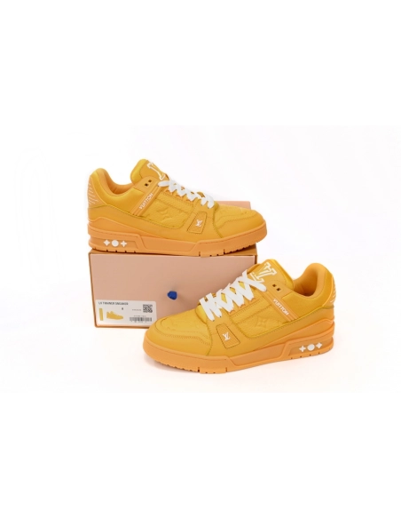 Louis Vuitton Trainer Yellow Embossed Monogram 1AARG0