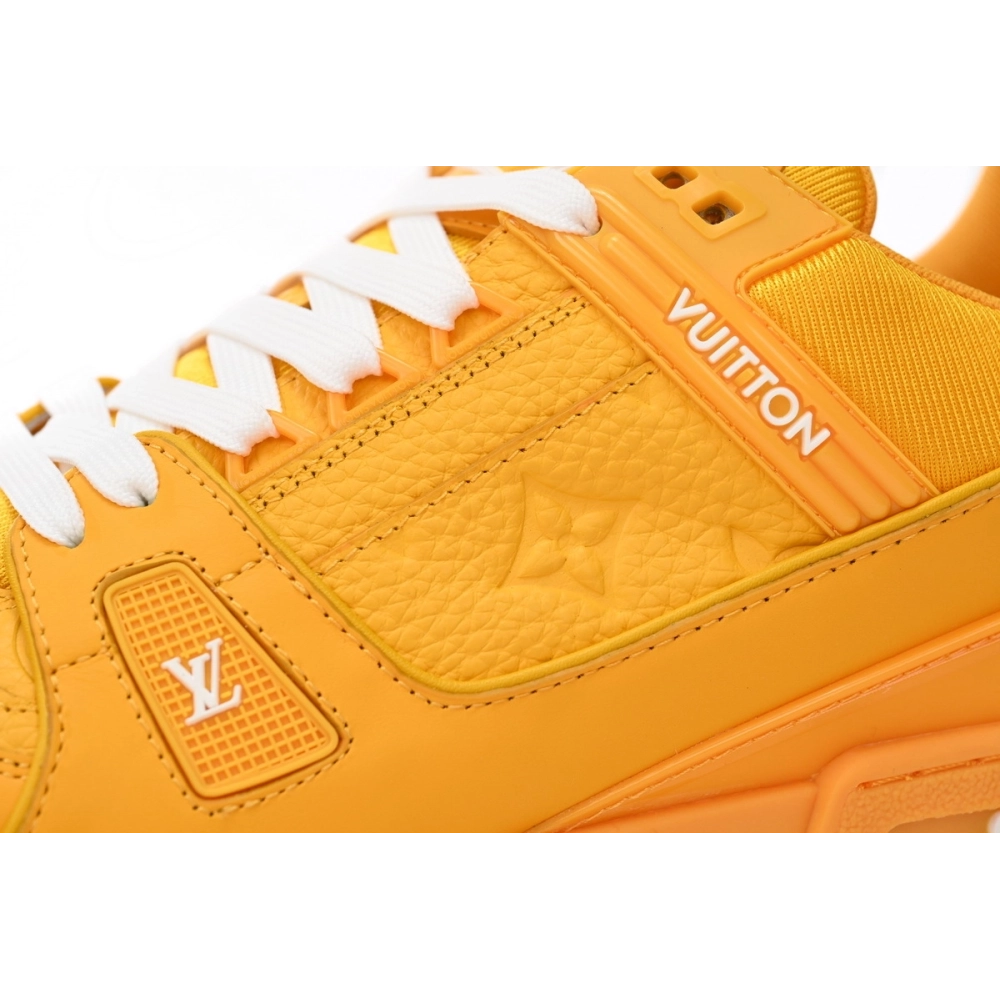 Louis Vuitton Trainer Yellow Embossed Monogram 1AARG0