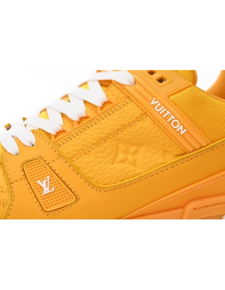 Louis Vuitton Trainer Yellow Embossed Monogram 1AARG0