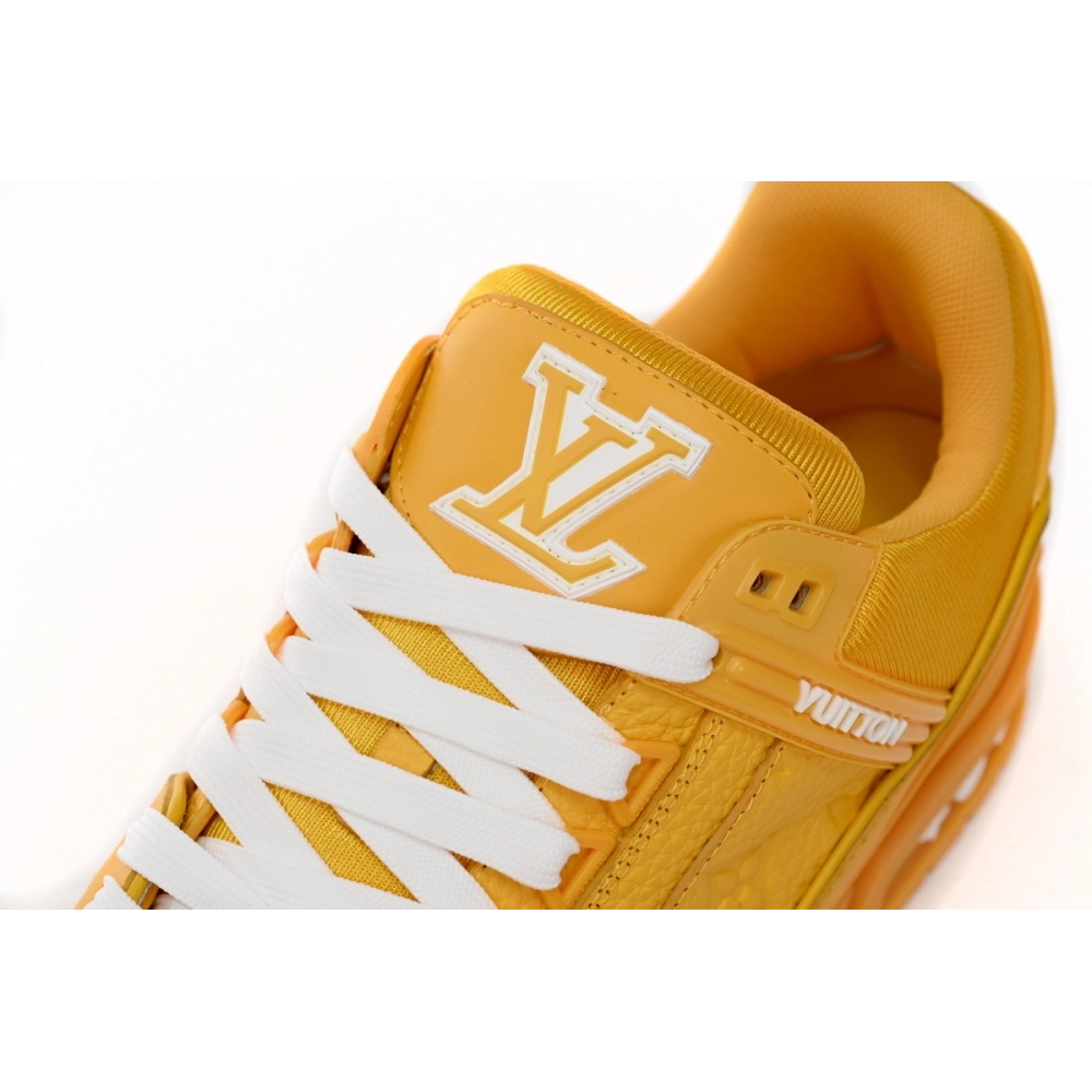 Louis Vuitton Trainer Yellow Embossed Monogram 1AARG0