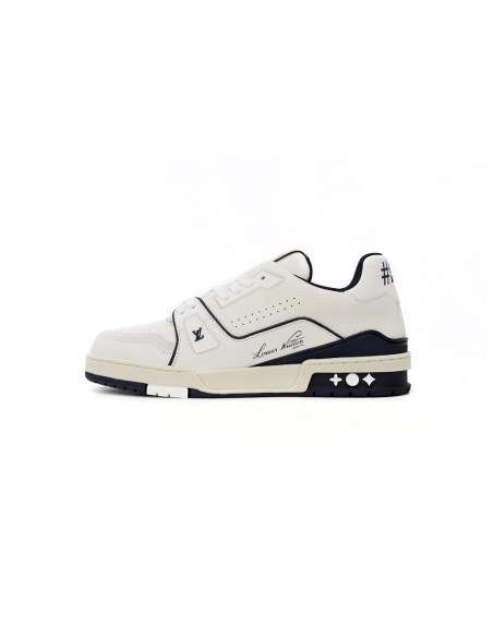 Louis Vuitton Trainer All Blue Dark Dlue Lychee Pattern 1ABFA9