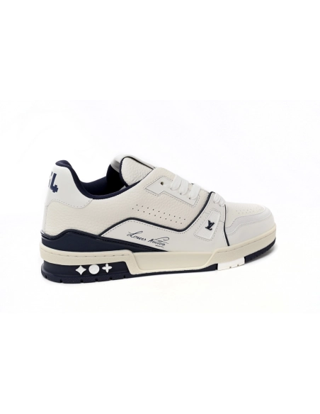 Louis Vuitton Trainer All Blue Dark Dlue Lychee Pattern 1ABFA9