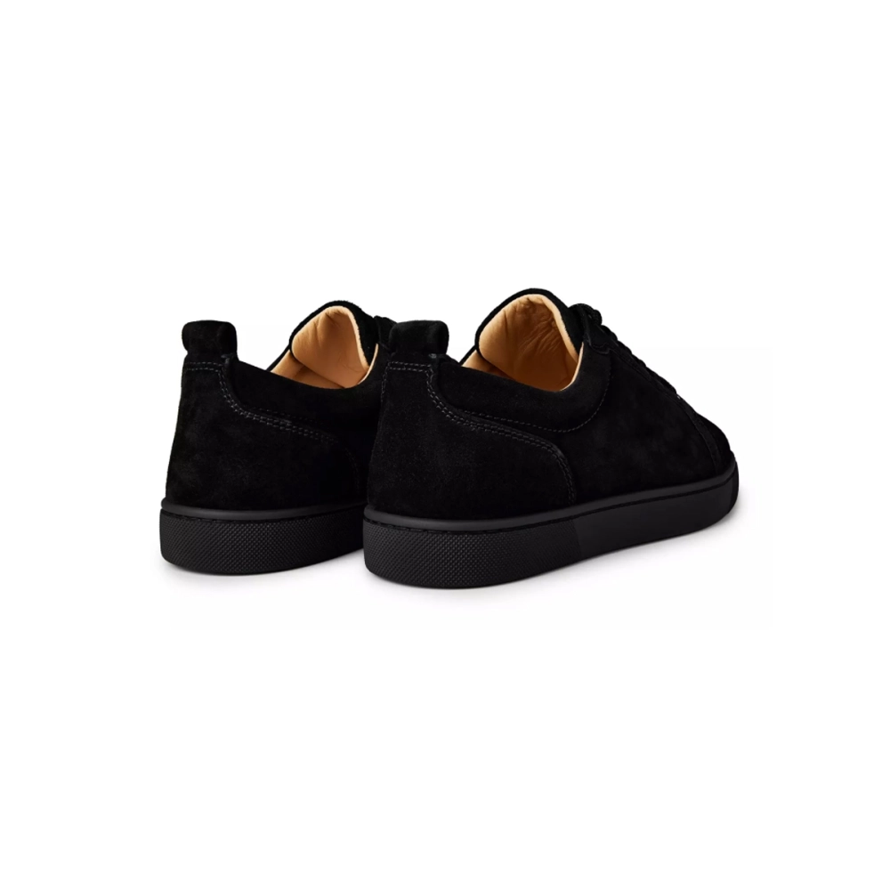 Christian Louboutin Louis Junior Suede Trainers Black