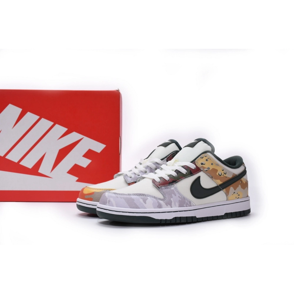Nike Dunk Low SE Sail Multi-Camo DH0957-100