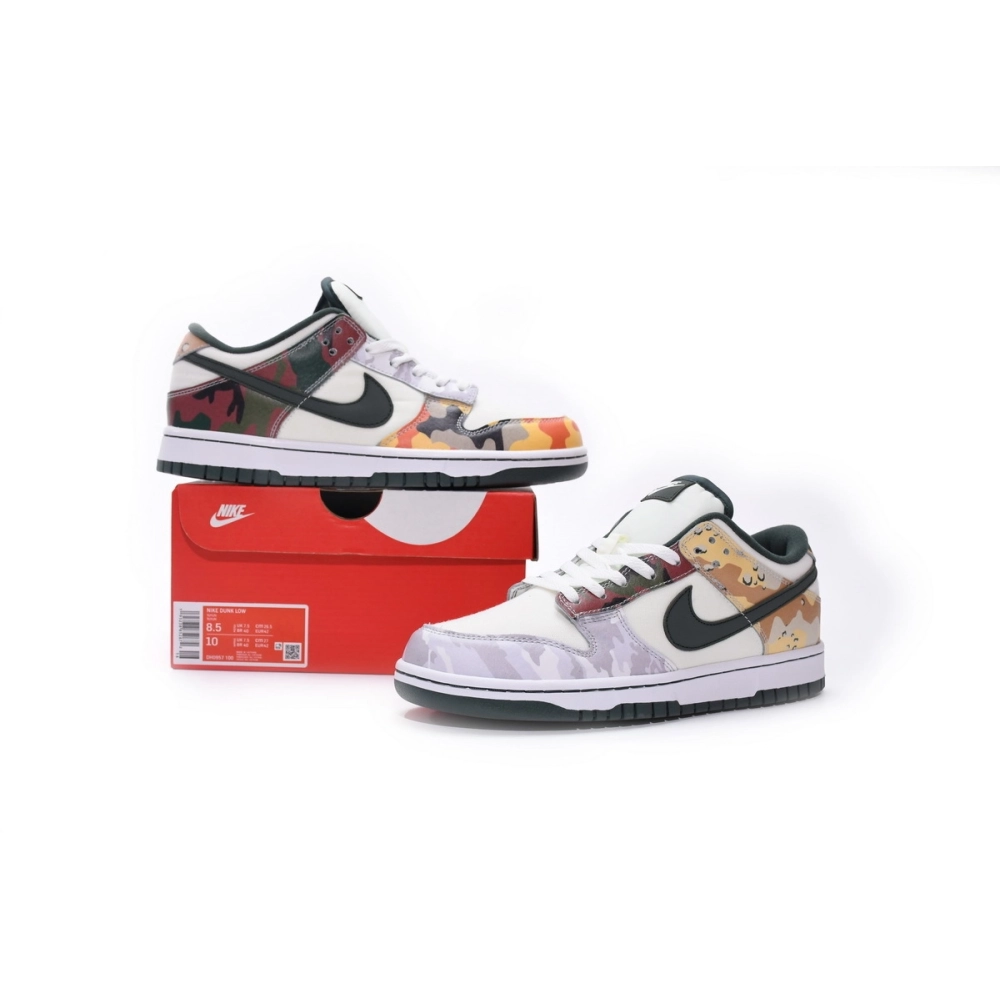 Nike Dunk Low SE Sail Multi-Camo DH0957-100