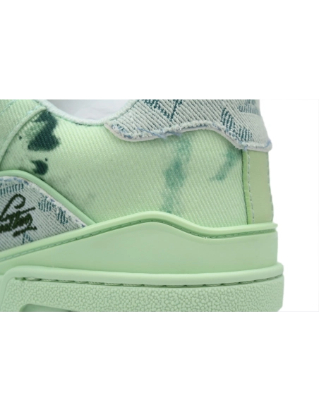 Louis Vuitton Trainer Sneaker Rendering Green 1ACVNX