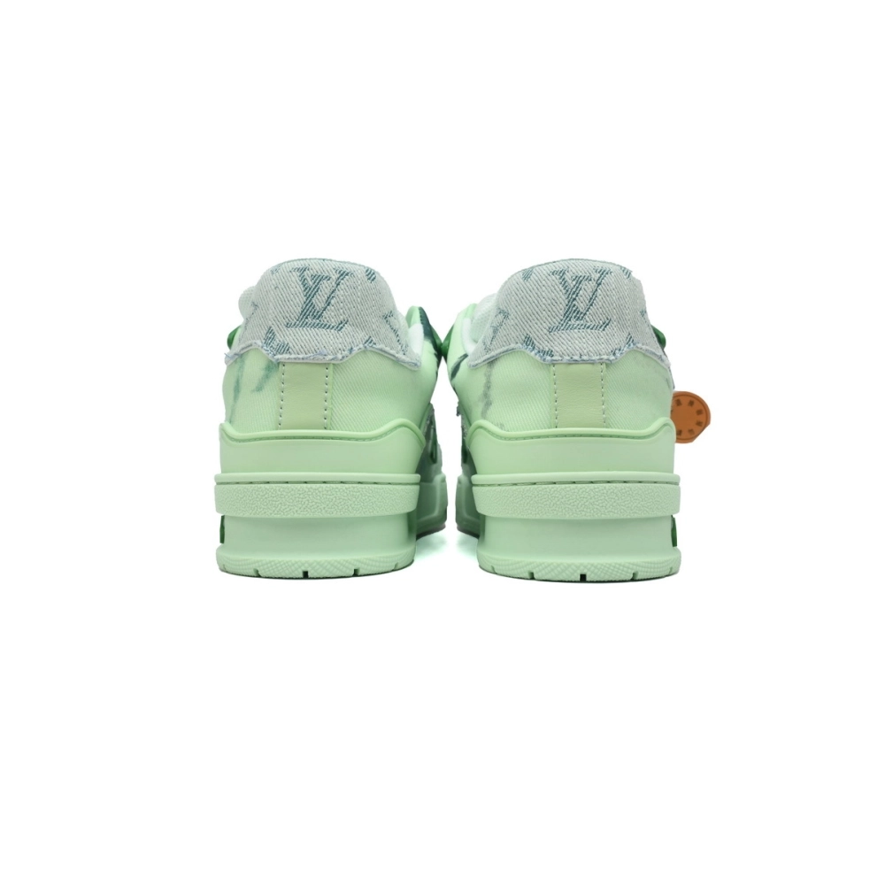 Louis Vuitton Trainer Sneaker Rendering Green 1ACVNX