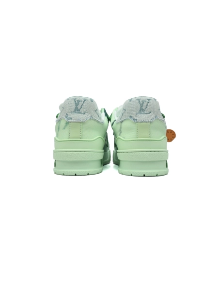 Louis Vuitton Trainer Sneaker Rendering Green 1ACVNX