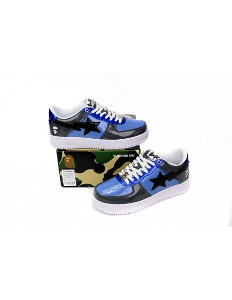 A Bathing Ape Bape Sta Low Navy Color Combo 1H20191046-NVY