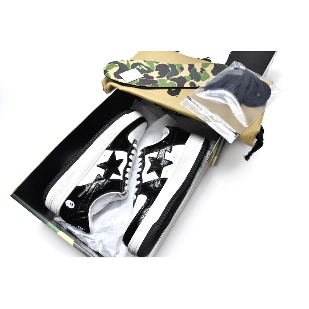 A Bathing Ape Bape SK8 Sta Black 001FWH701001_BLK_A