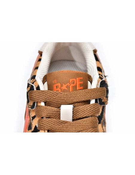 A Bathing Ape Bape SK8 Sta Black Orange