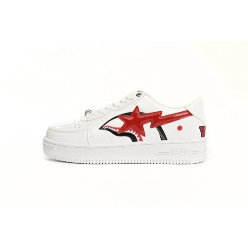 A Bathing Ape Bape Sta Low Shark White 1H30191012WHT