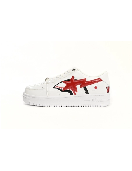 A Bathing Ape Bape Sta Low Shark White 1H30191012WHT