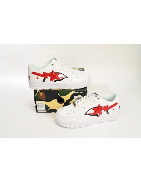 A Bathing Ape Bape Sta Low Shark White 1H30191012WHT