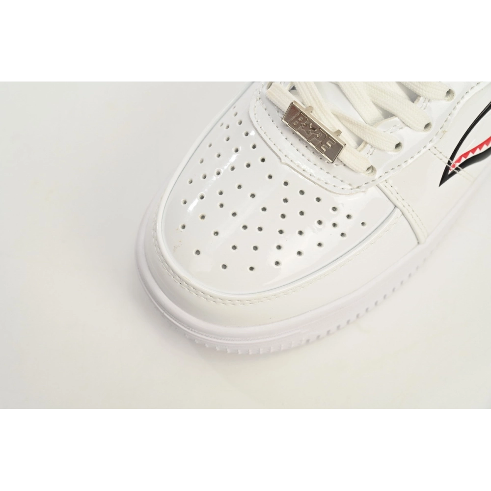 A Bathing Ape Bape Sta Low Shark White 1H30191012WHT