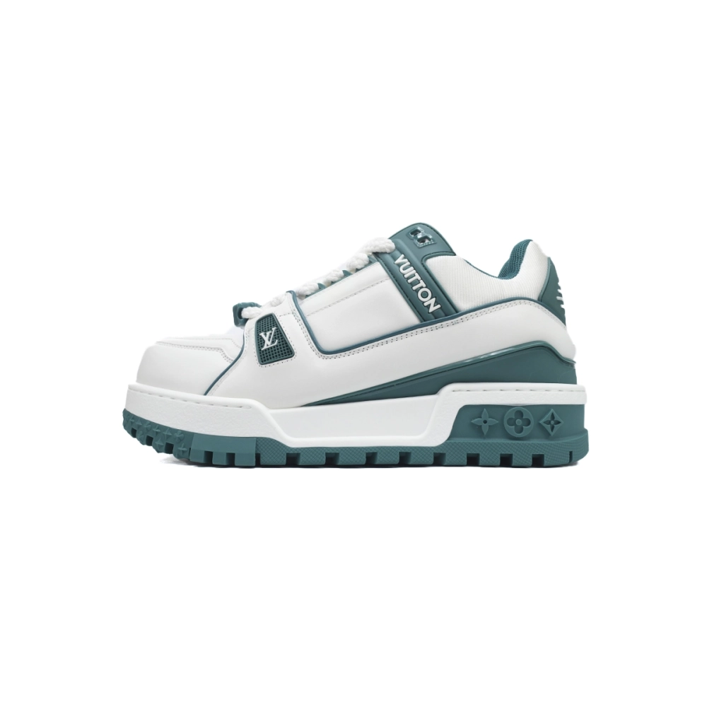 Louis Vuitton Trainer Maxi Sneaker White Green