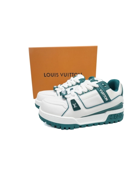 Louis Vuitton Trainer Maxi Sneaker White Green