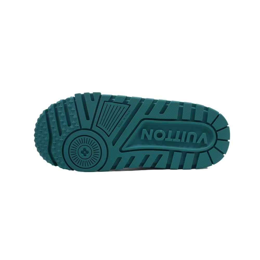 Louis Vuitton Trainer Maxi Sneaker White Green