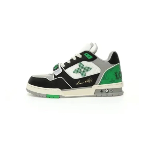 Louis Vuitton Trainer Black / Green / Grey