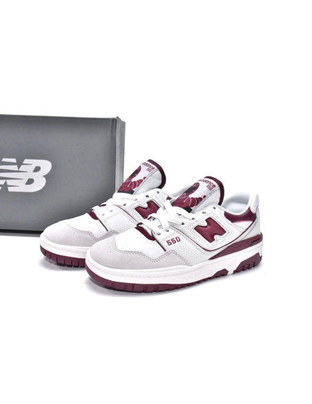 New Balance 550 Sea Salt Burgundy BB550LI1