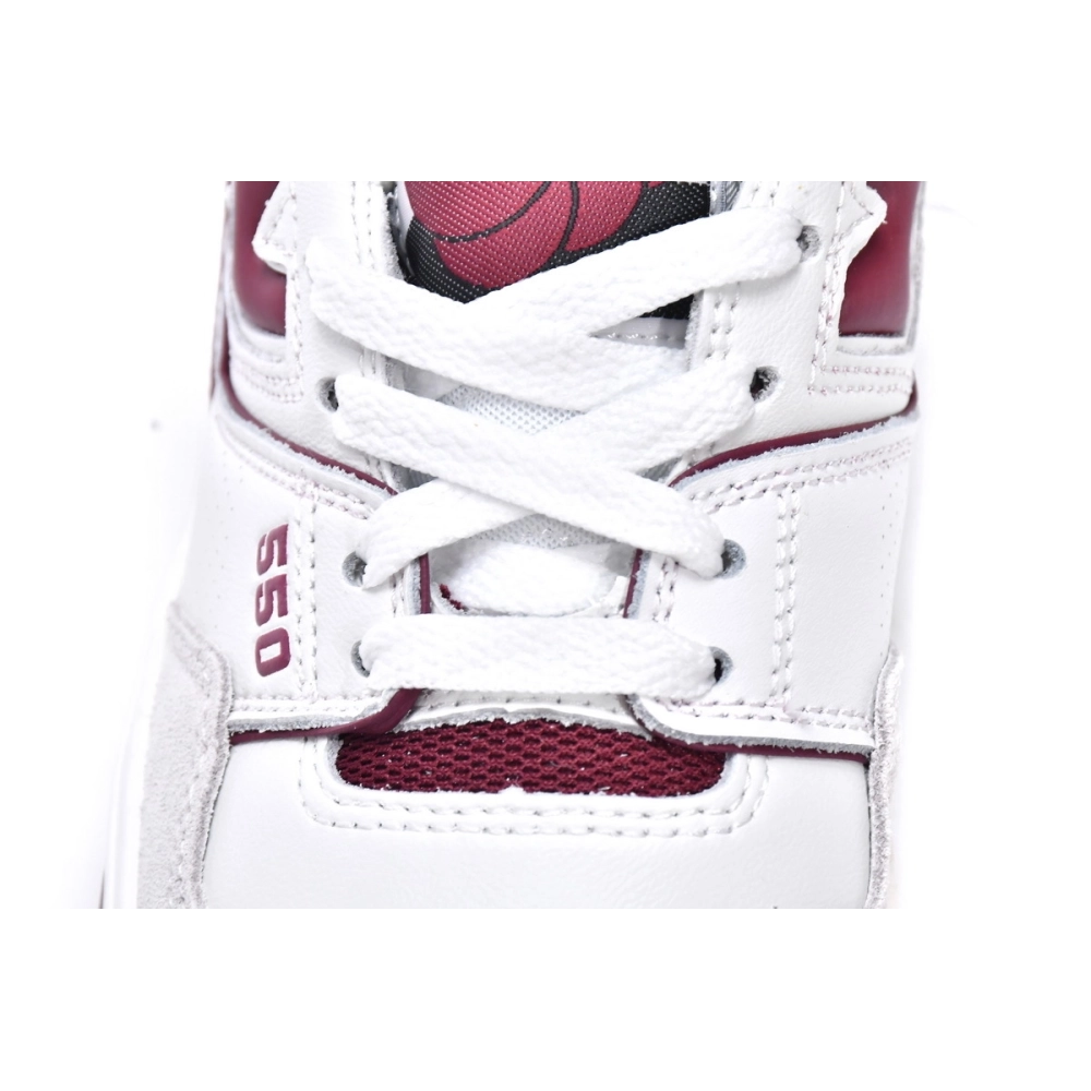 New Balance 550 Sea Salt Burgundy BB550LI1