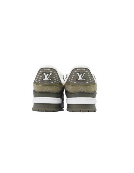 Louis Vuitton Trainer Sneaker Military Green Cowboy