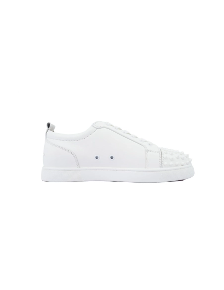 Christian Louboutin Louis Junior Spikes Flat White