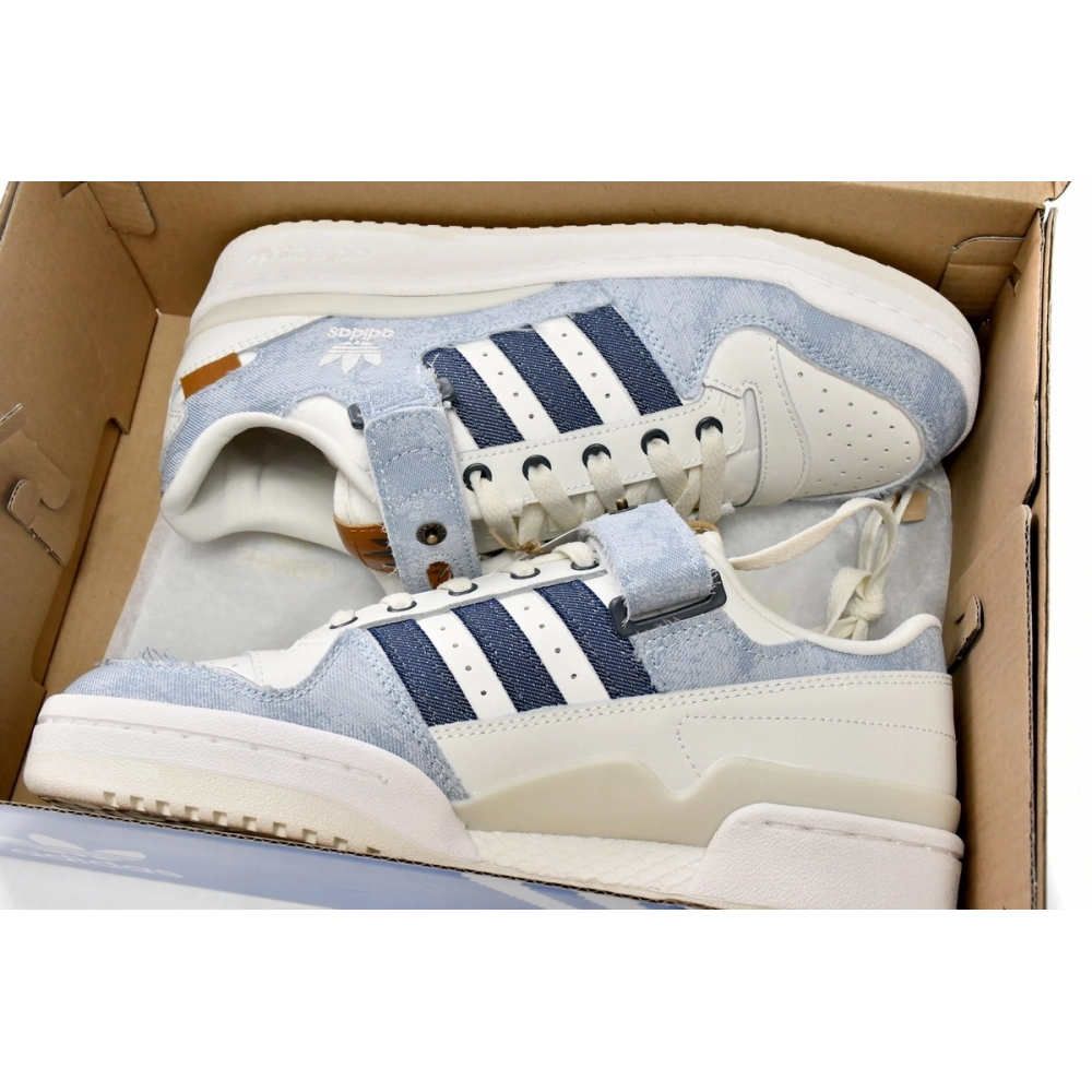 Adidas Forum Low Blue Cloud White HQ6334
