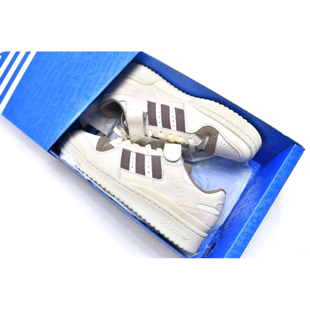 Adidas Forum 84 Low Fleece White Brown GY4126
