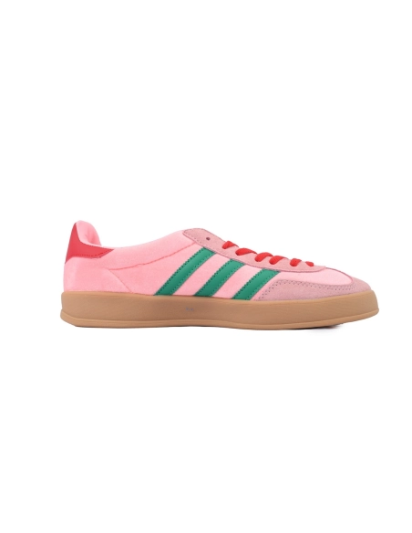 Adidas Gazelle Indoor Glow Pink Court Green JI2713