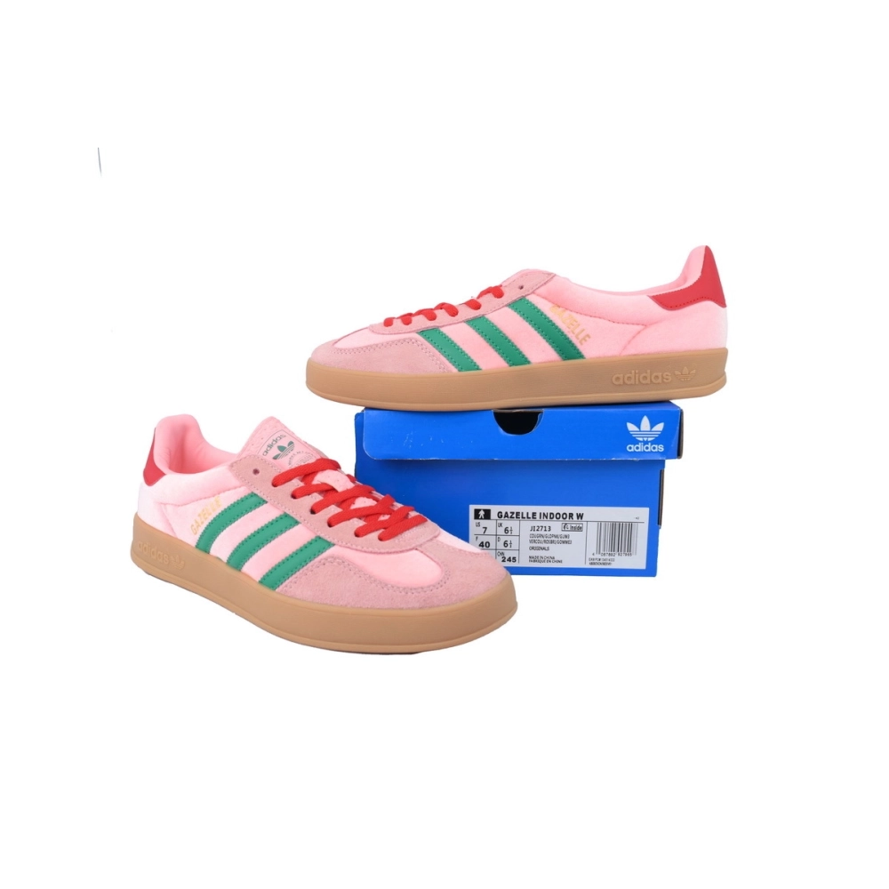 Adidas Gazelle Indoor Glow Pink Court Green JI2713
