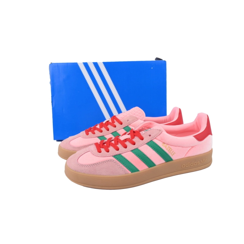 Adidas Gazelle Indoor Glow Pink Court Green JI2713