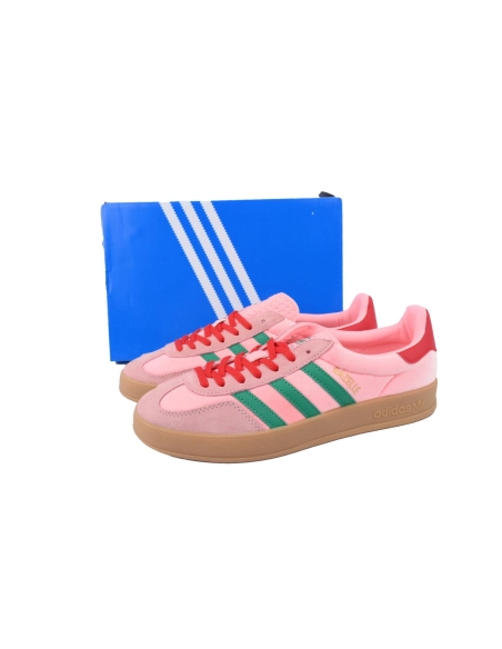 Adidas Gazelle Indoor Glow Pink Court Green JI2713