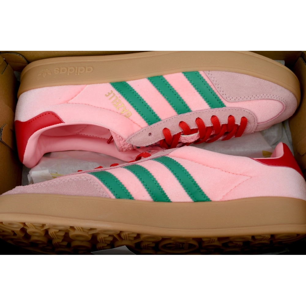 Adidas Gazelle Indoor Glow Pink Court Green JI2713