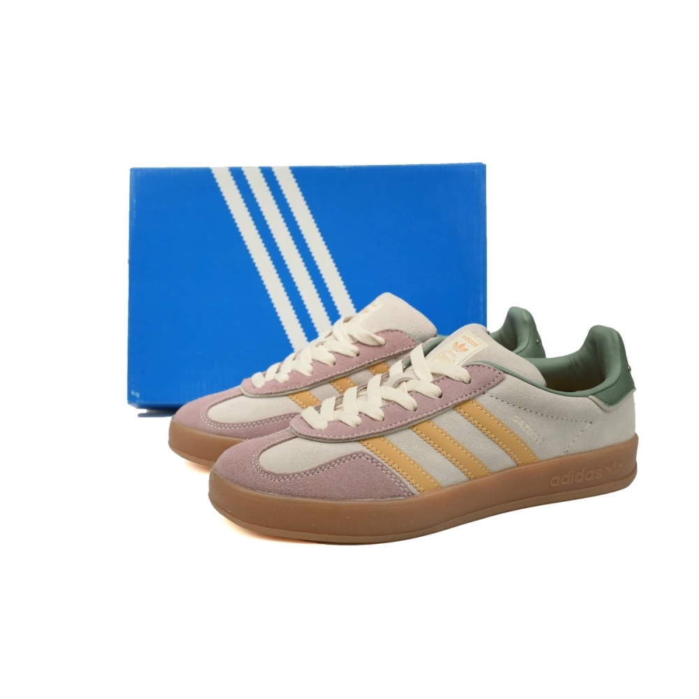 Adidas Gazelle Indoor Off White Preloved Yellow ID1007