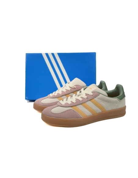 Adidas Gazelle Indoor Off White Preloved Yellow ID1007