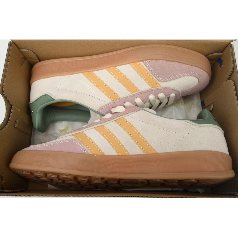 Adidas Gazelle Indoor Off White Preloved Yellow ID1007