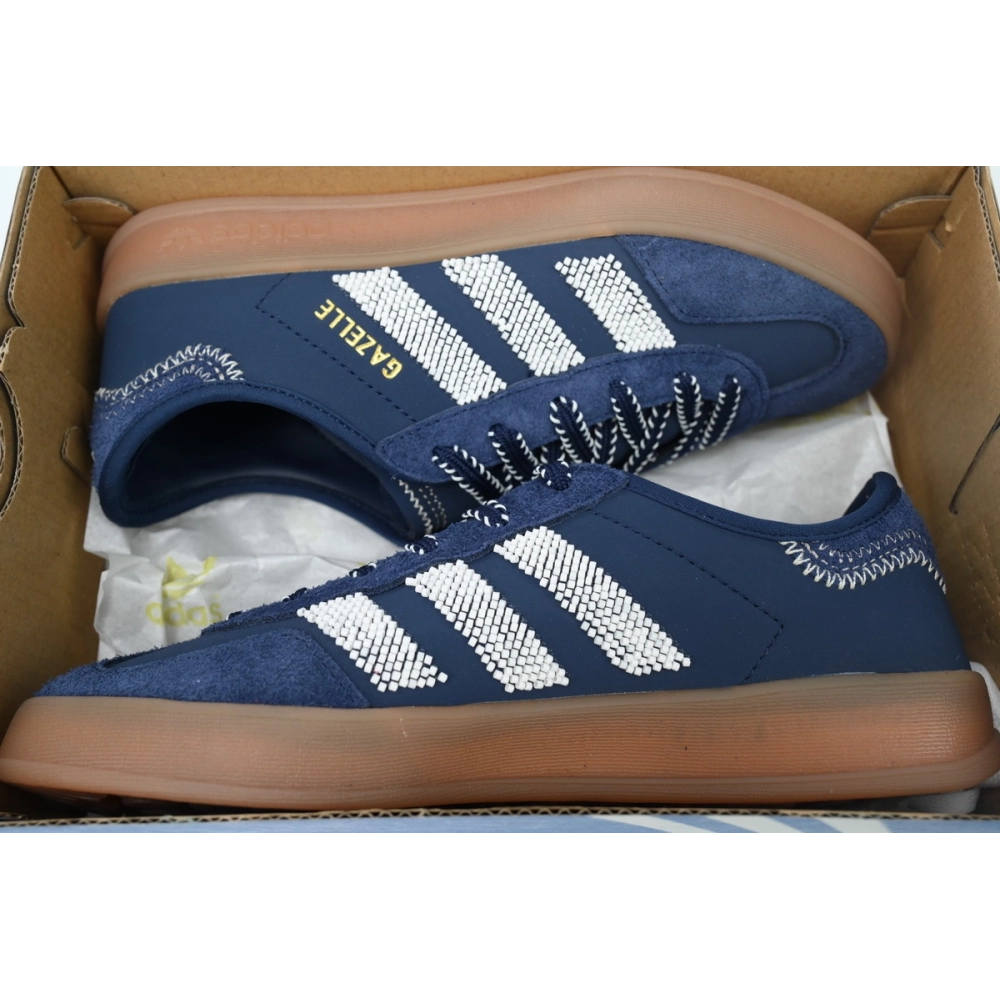Adidas Gazelle Indoor x CLOT Collegiate Navy Off White IH3725