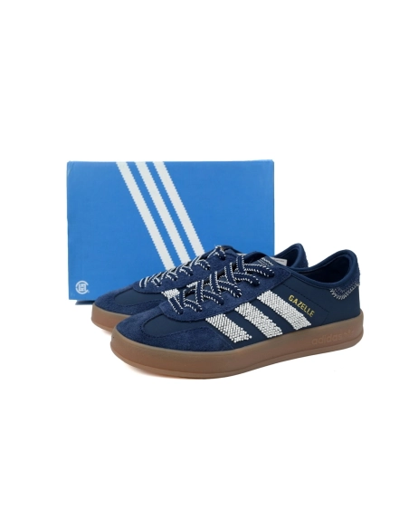 Adidas Gazelle Indoor x CLOT Collegiate Navy Off White IH3725