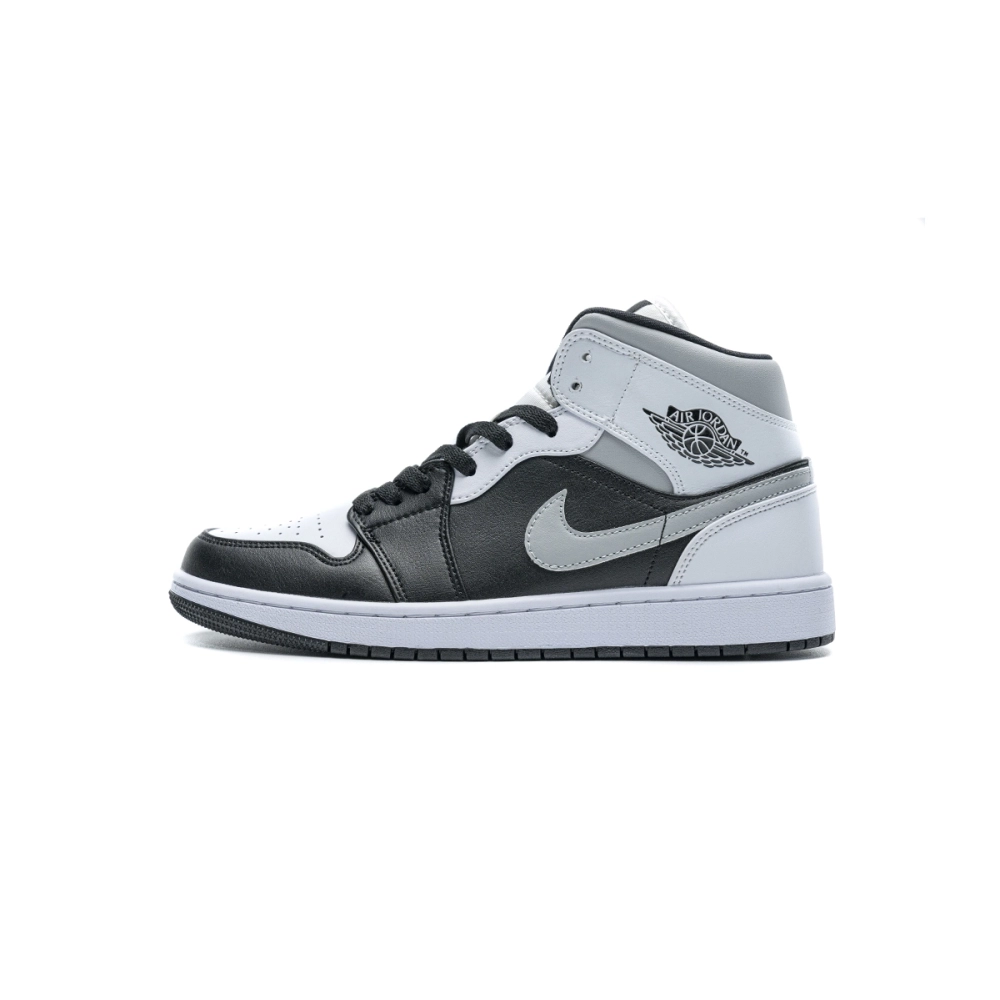 Air Jordan 1 Mid White Shadow 554724-073