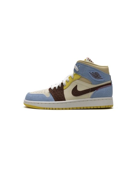 Air Jordan 1 Mid SE Fearless Maison Chateau Rouge CU2803-200