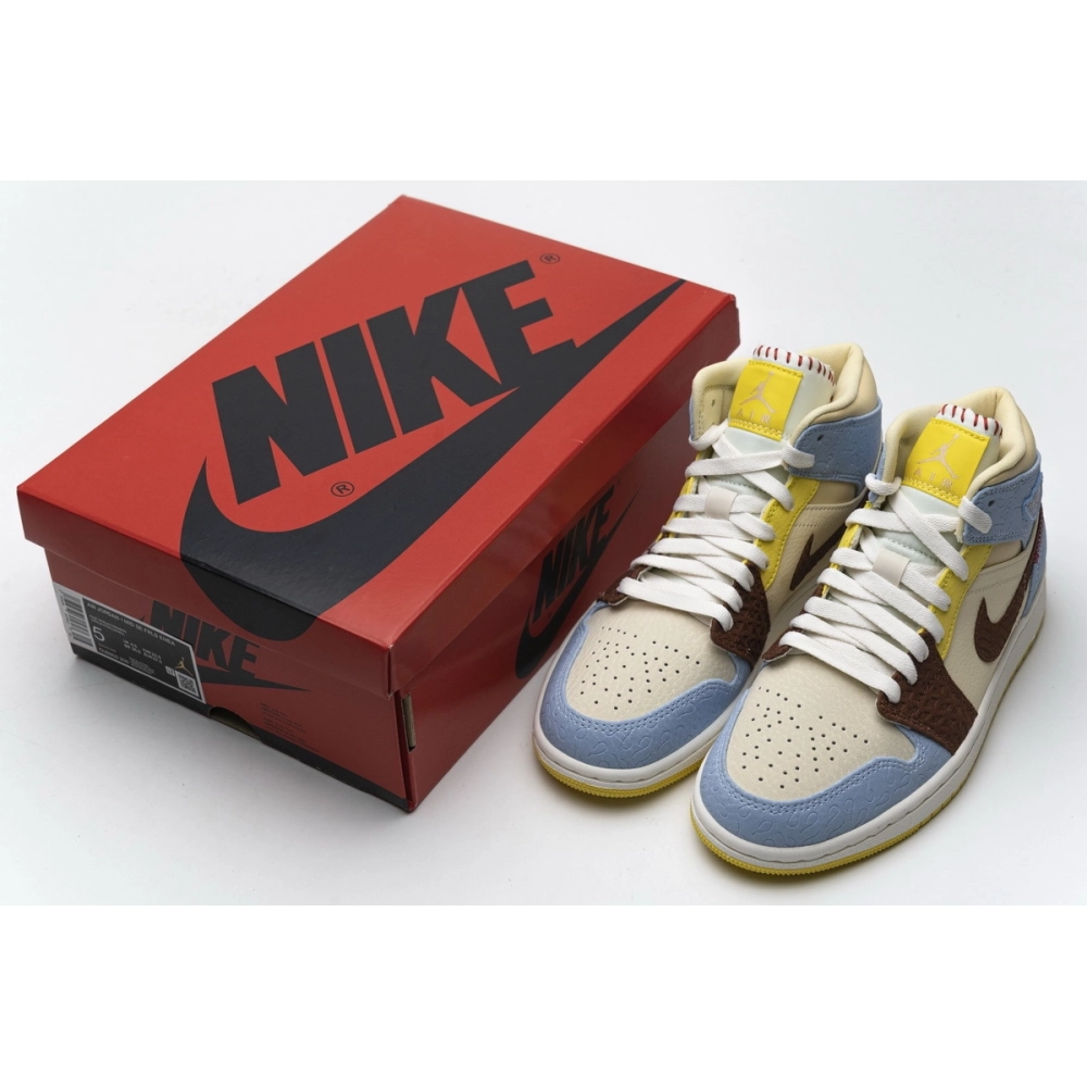Air Jordan 1 Mid SE Fearless Maison Chateau Rouge CU2803-200